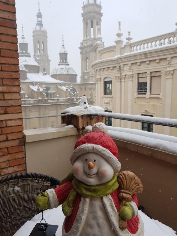 El Balcon De Pilar Apartment Zaragoza Bagian luar foto